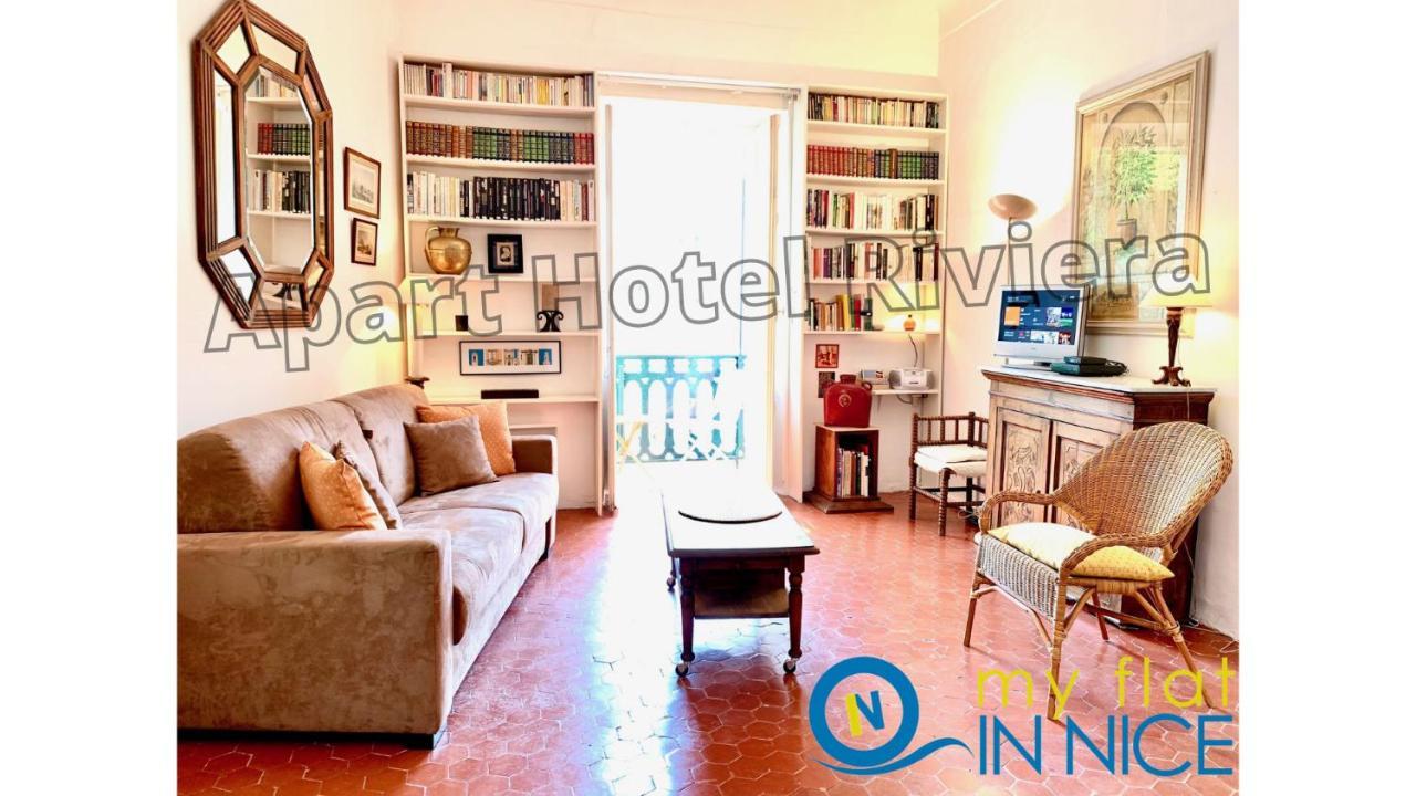 Aparthotel Riviera - Balcon Honore 1 - Old Town - 5 Mn Promenade Des Anglais Et Plage - Charme Absolu - Appartement 2 Pieces Avec Balcon Ac - Vue Mer Et Ville Nice Dış mekan fotoğraf